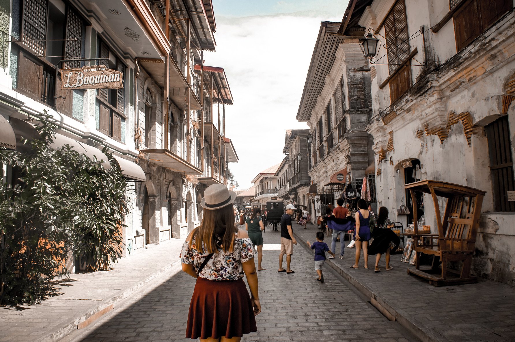 People in a Historical Village